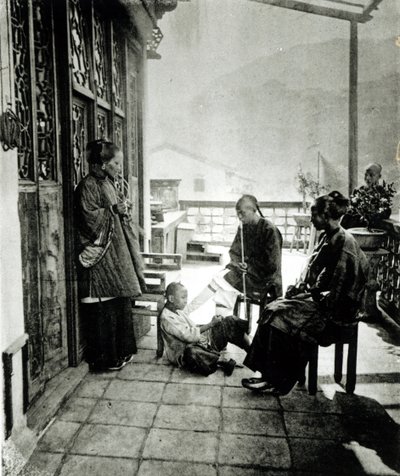 Chinese People Smoking Opium, from 